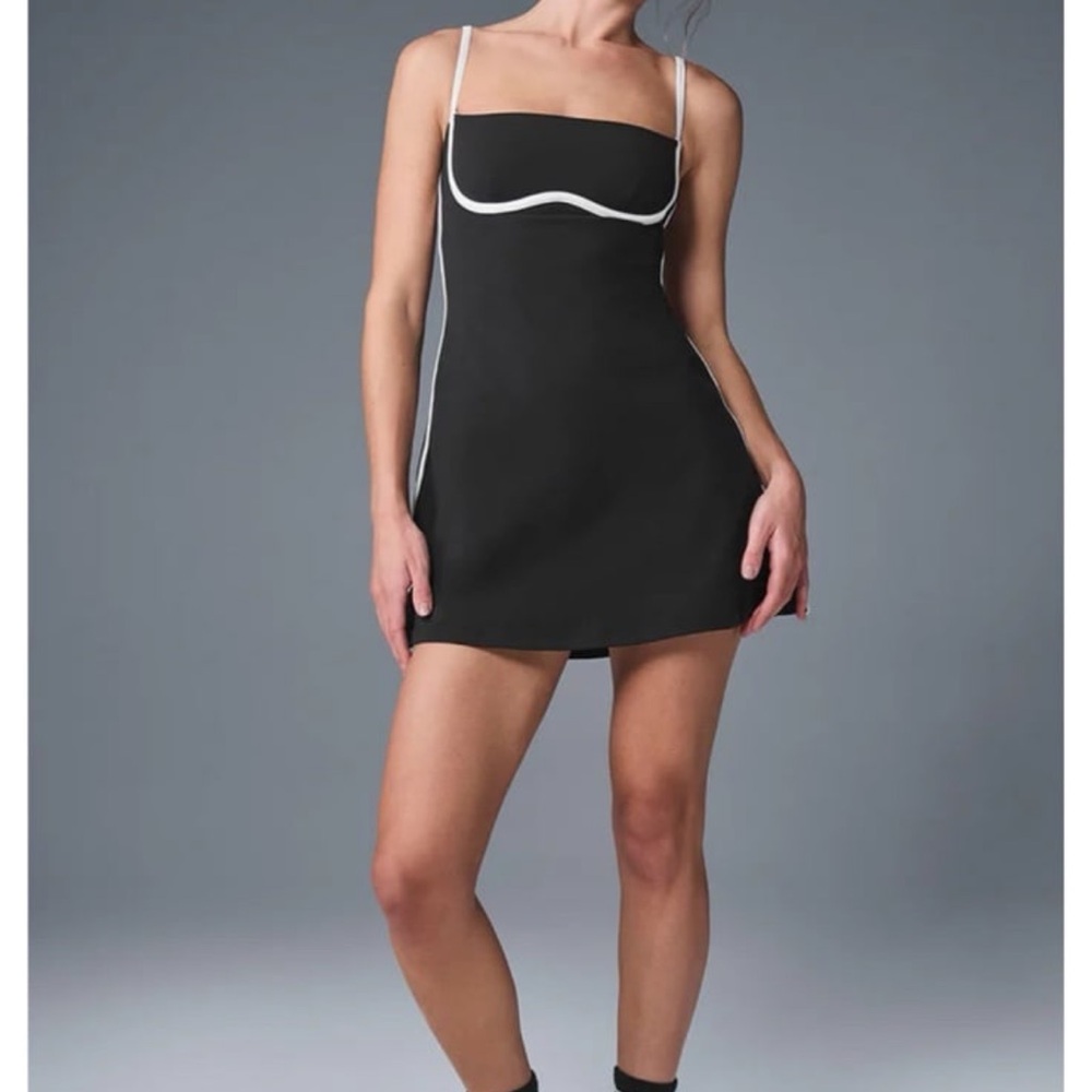 Alo airbrushed streamlined dress